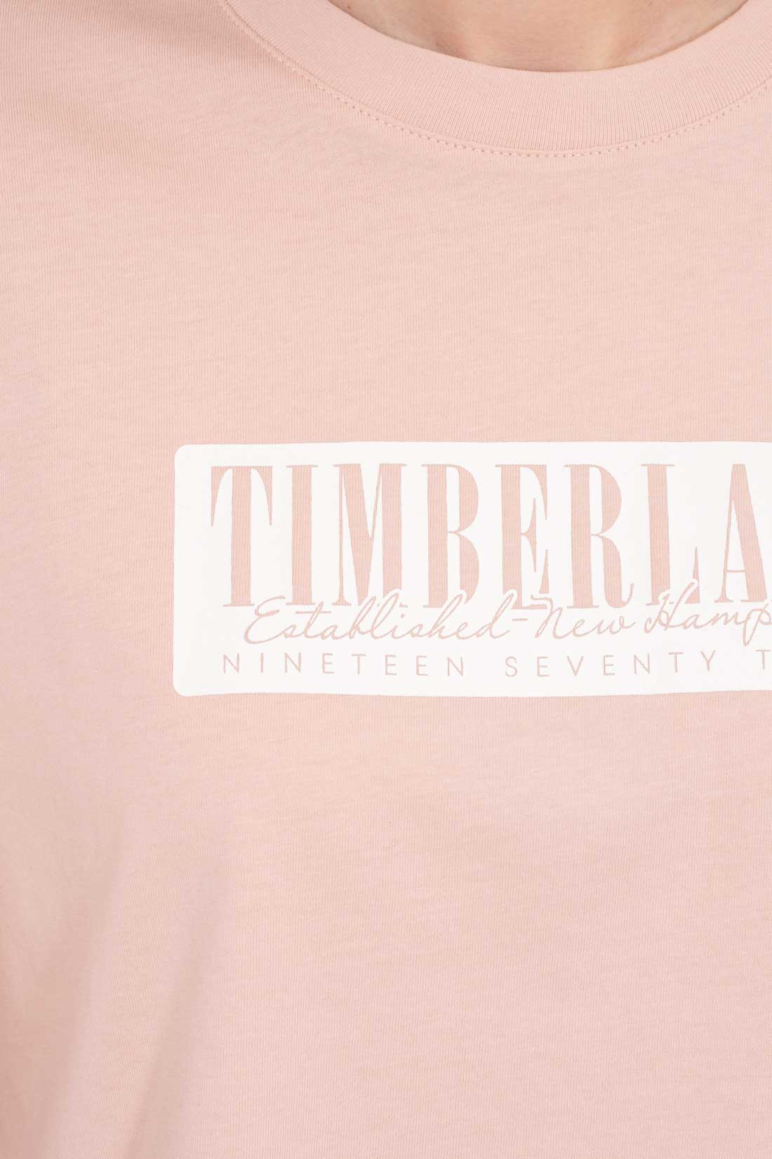 TIMBERLAND - Women's relaxed crop T-shirt with logo  - Size M - immagine 11