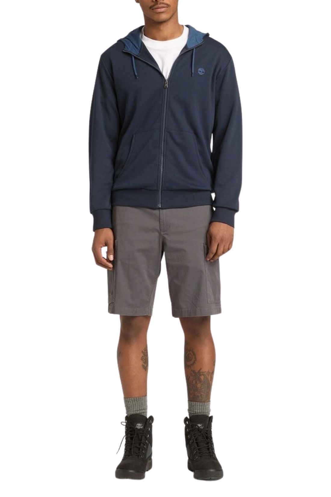 TIMBERLAND - Bermuda cargo uomo in twill di cotone - immagine 2