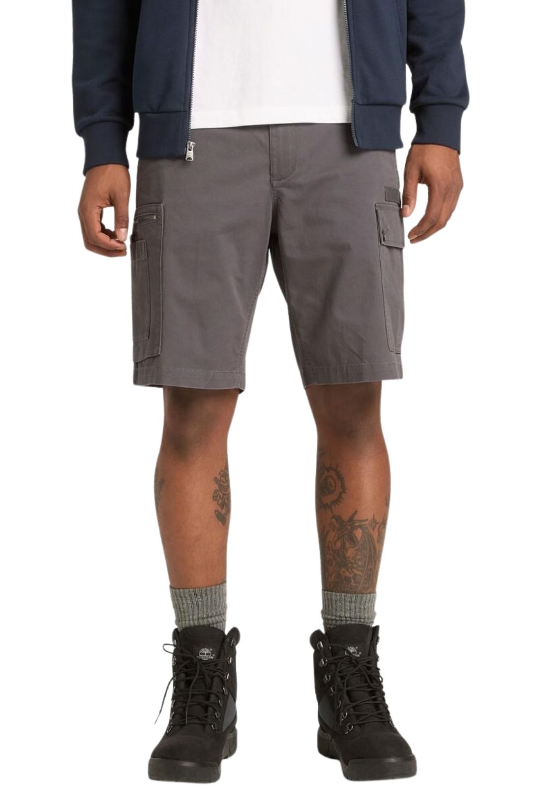 TIMBERLAND - Bermuda cargo uomo in twill di cotone - immagine 50