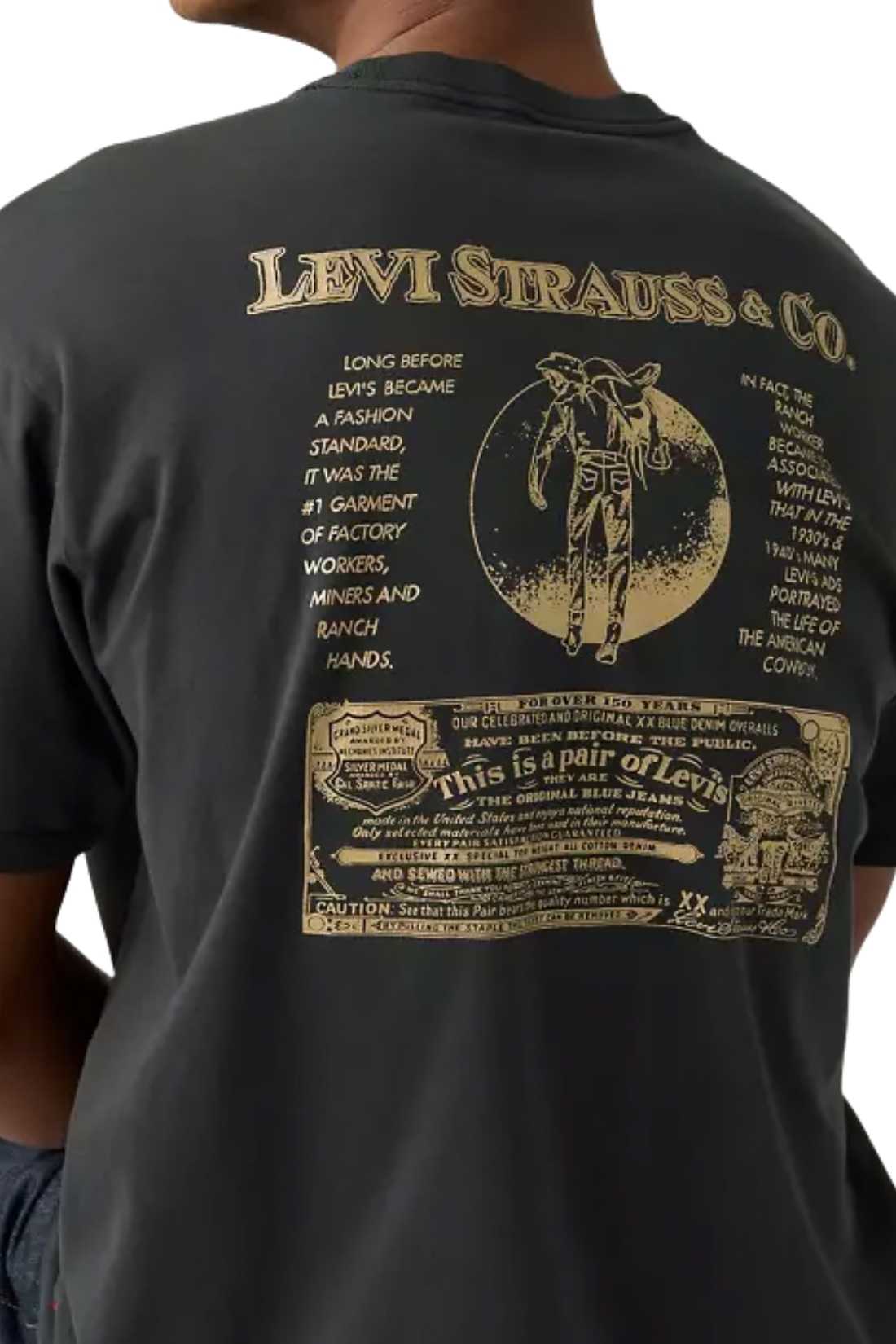LEVI'S - Men's Vintage T-shirt with logo print - immagine 6