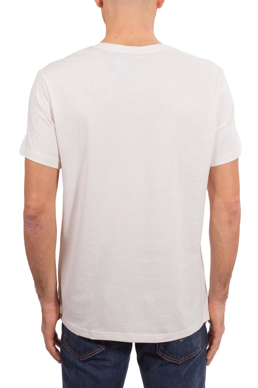 TOMMY HILFIGER - Men's regular T-shirt with logo patch - immagine 5