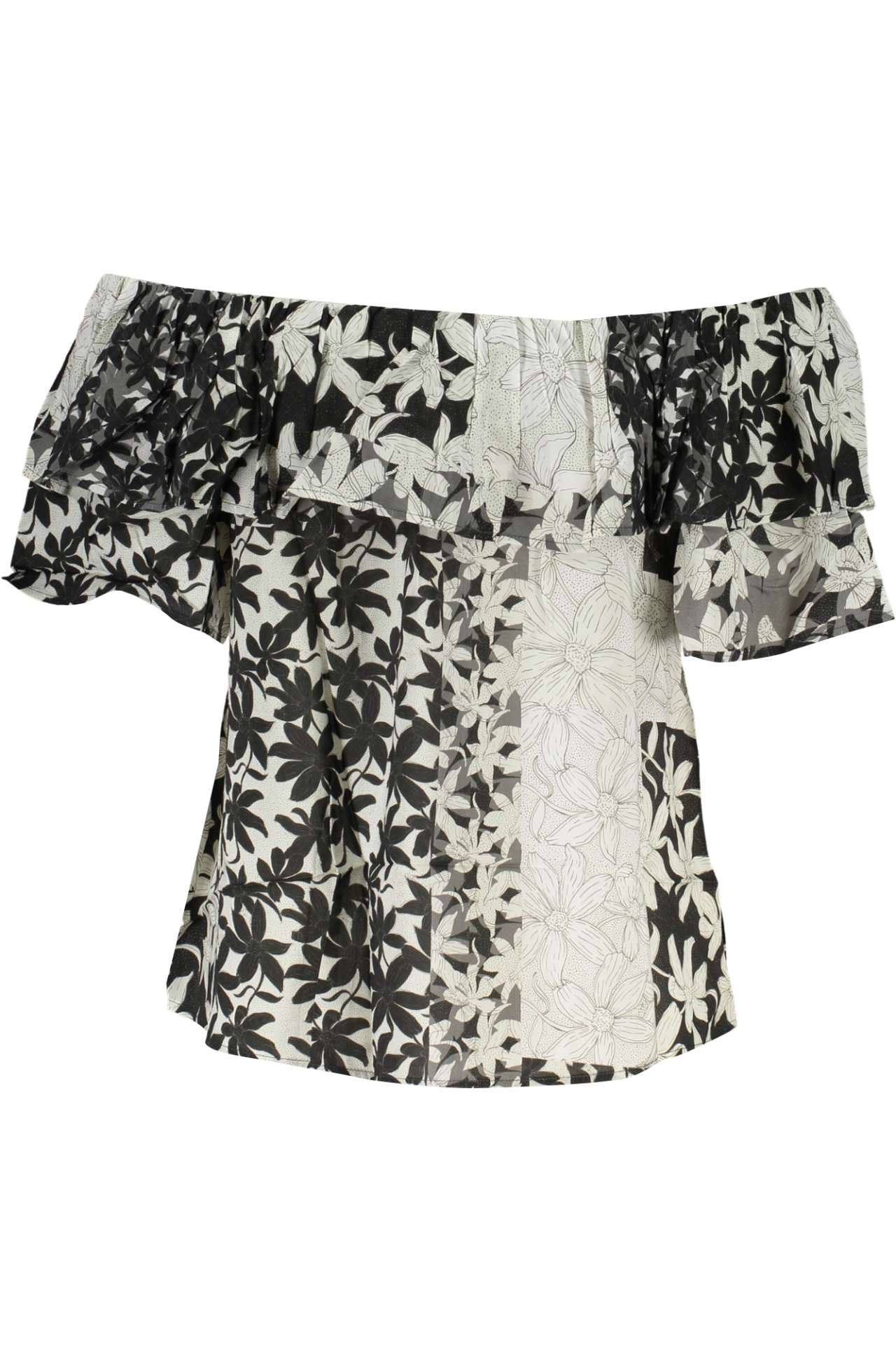 DESIGUAL WOMEN'S SHORT SLEEVE T-SHIRT WHITE - immagine 2
