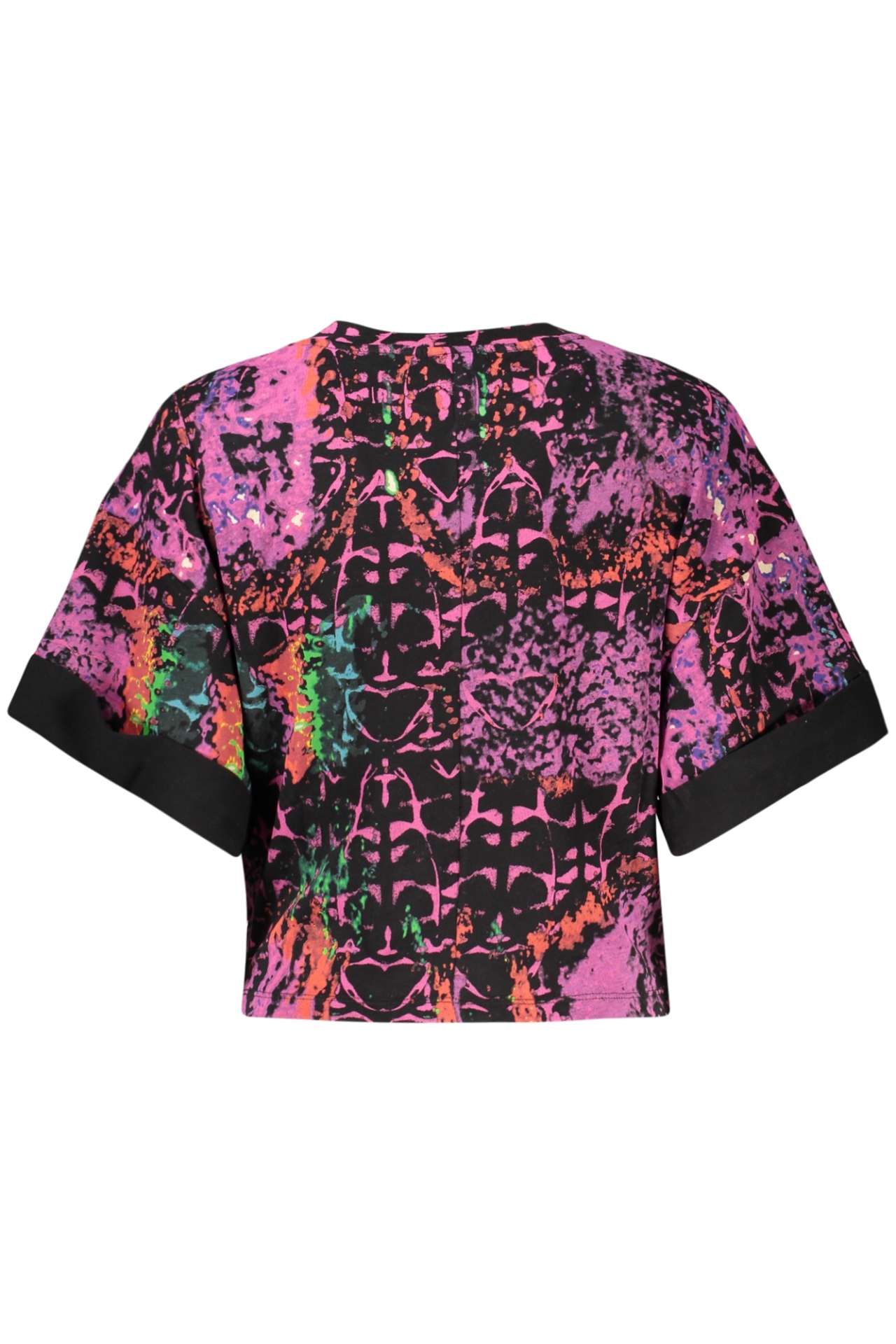 DESIGUAL WOMEN'S SHORT-SLEEVE T-SHIRT PURPLE - immagine 2