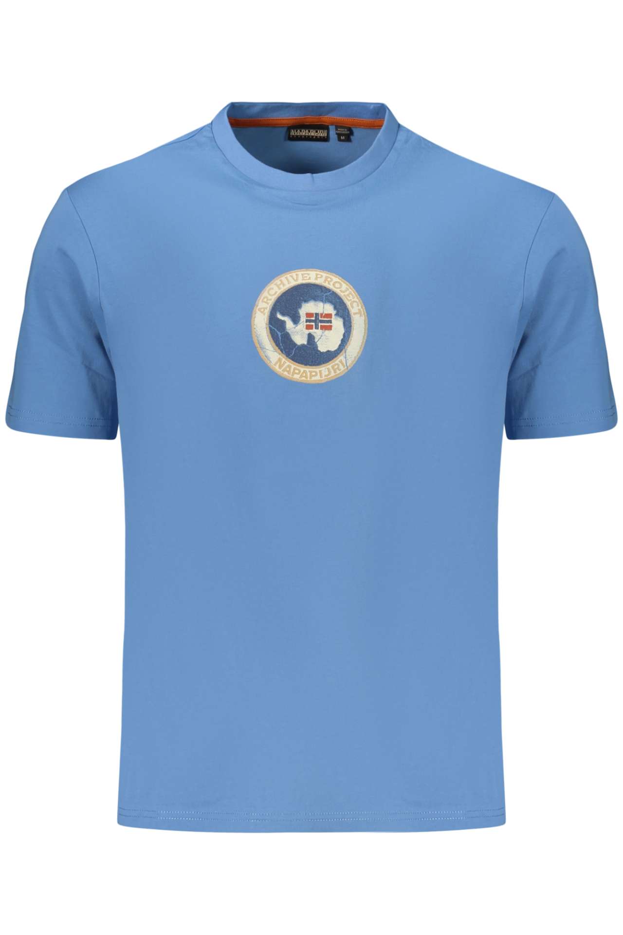 NAPAPIJRI MEN'S SHORT-SLEEVED T-SHIRT, BLUE