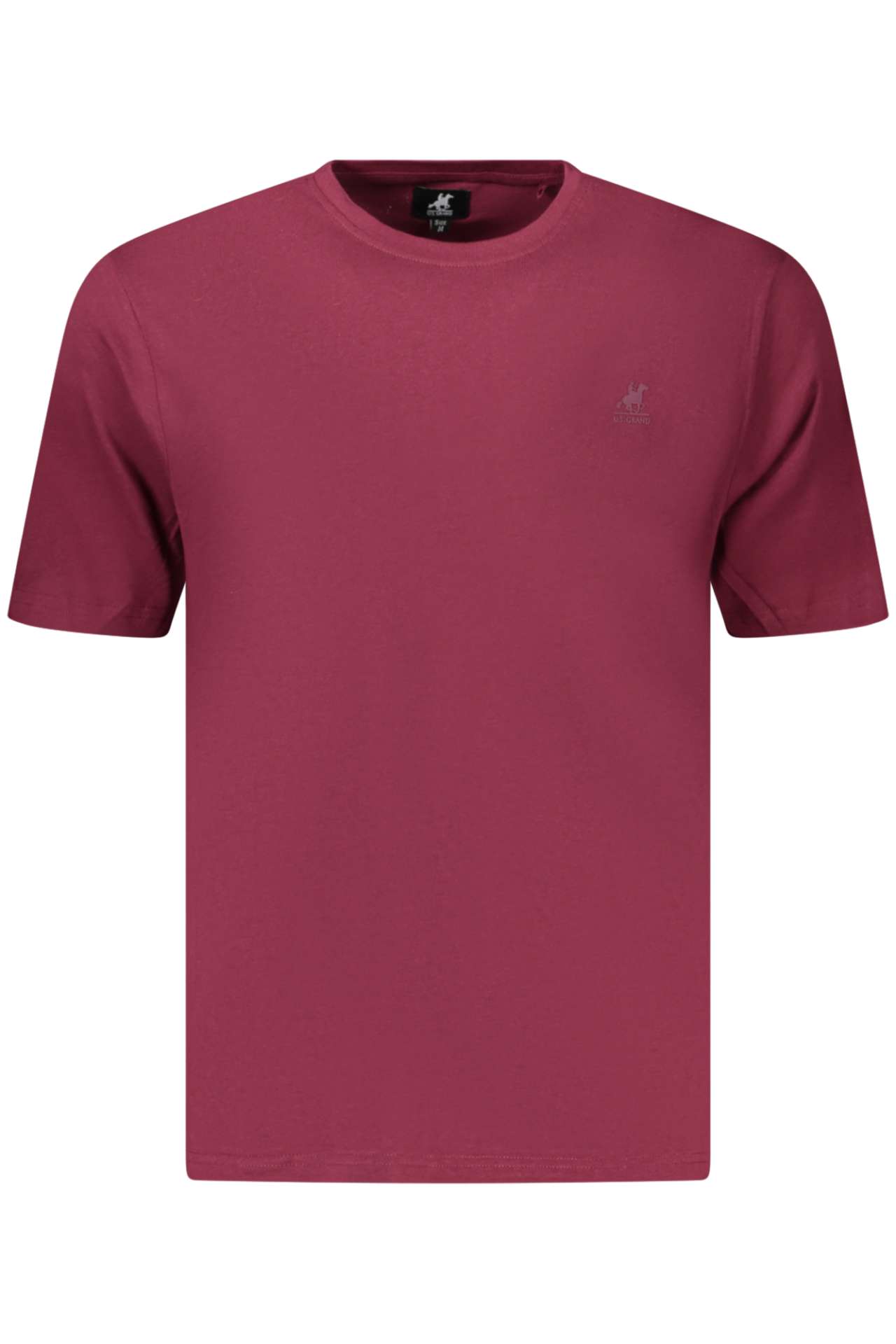 US GRAND MEN'S SHORT-SLEEVED RED T-SHIRT