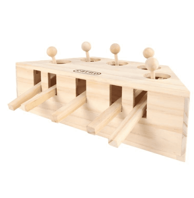 Engaging Wooden Cat and Hamster Interactive Toy - immagine 6
