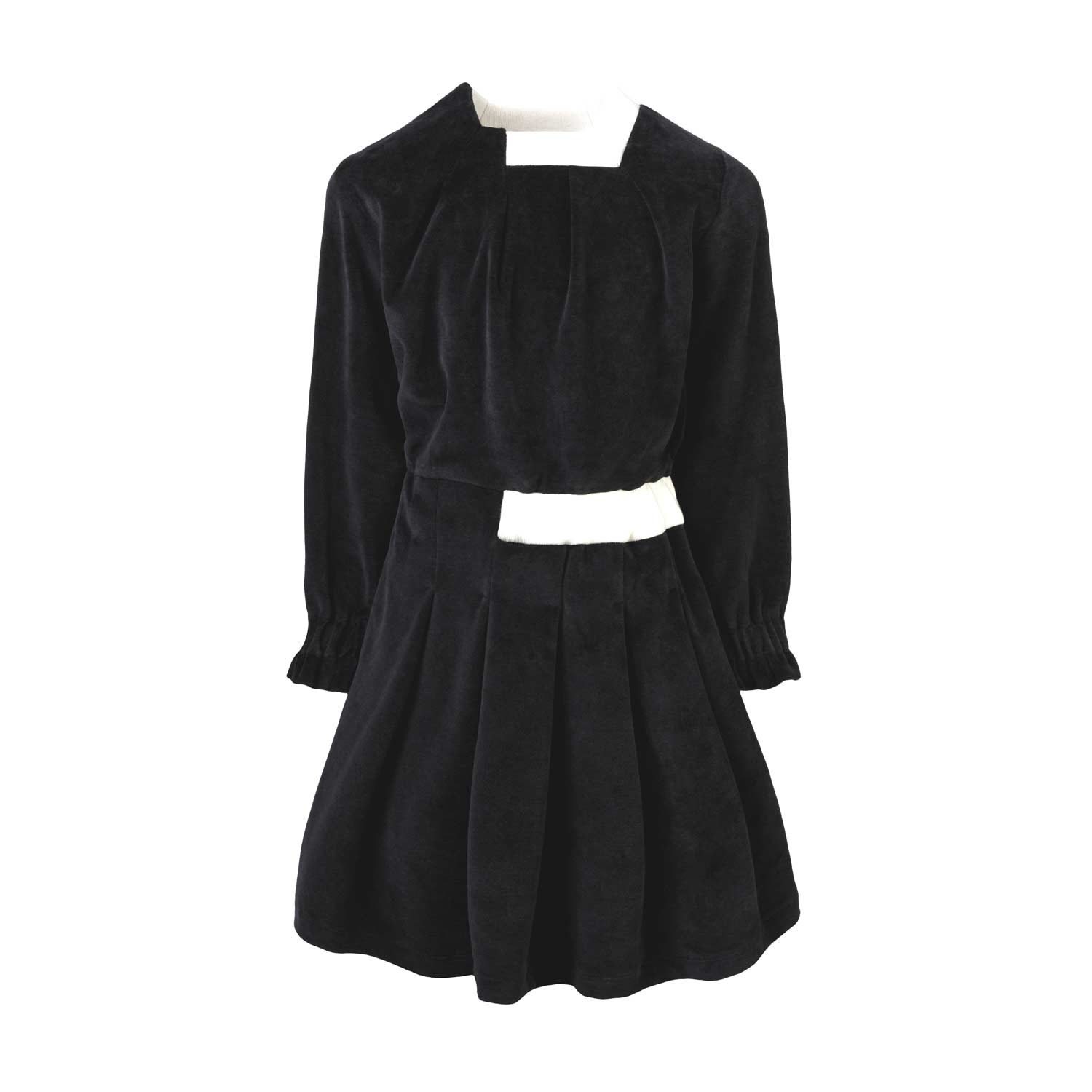 Black Velvet Dress for Girls - immagine 9