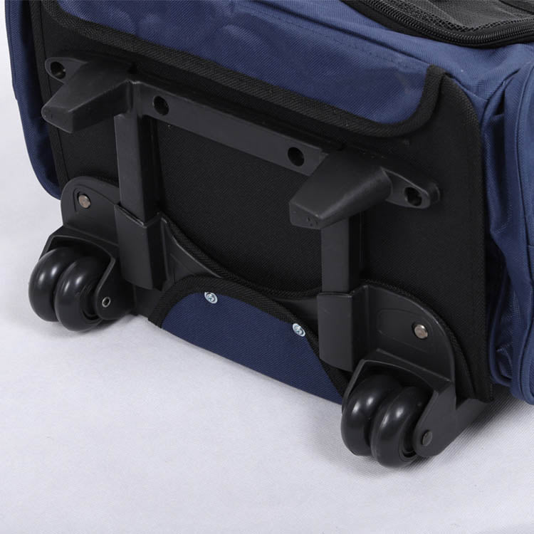 2 in 1 retractable pet carrier, multi-color-blue - immagine 2