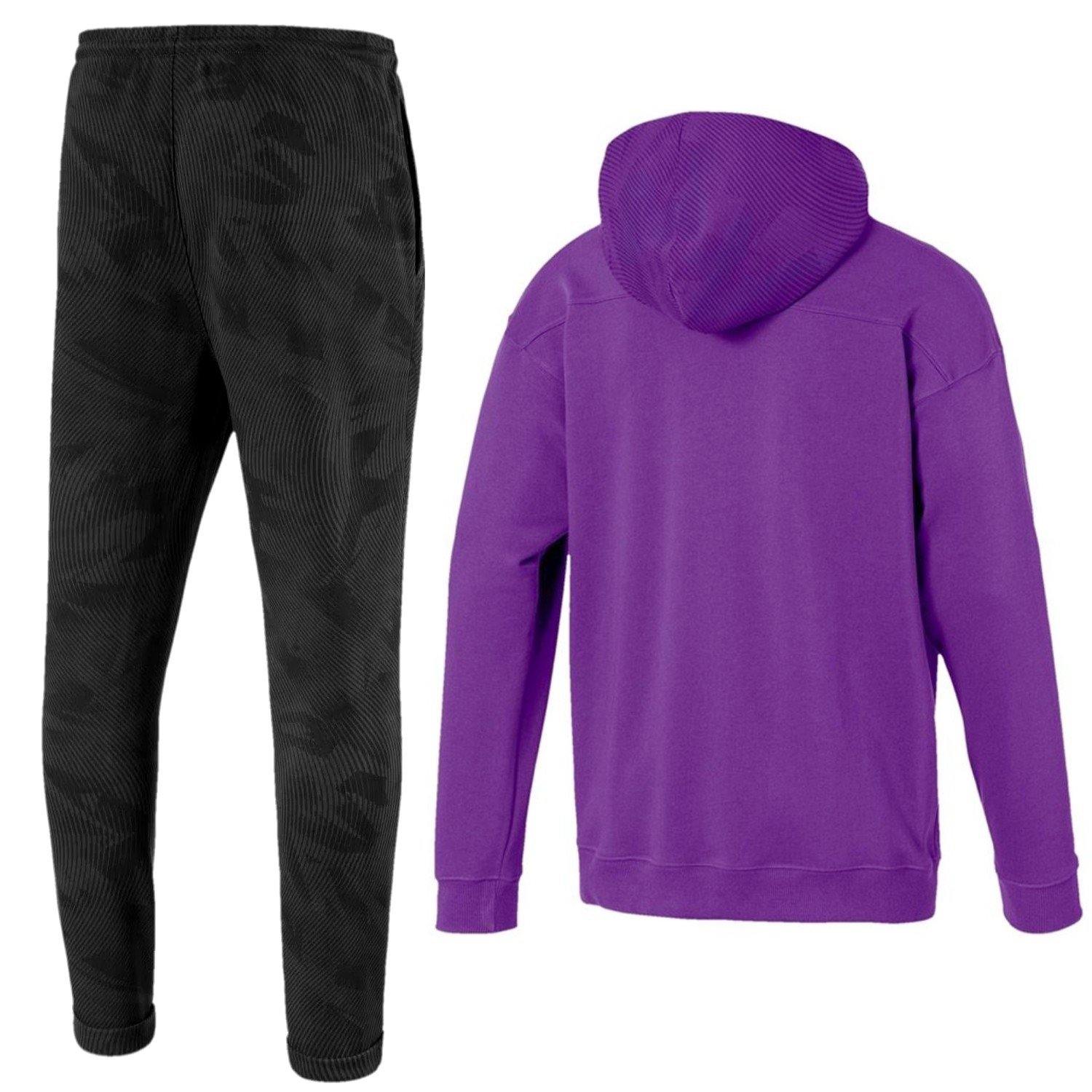 Manchester City violet Casual presentation tracksuit 2019/20 - Puma - immagine 2