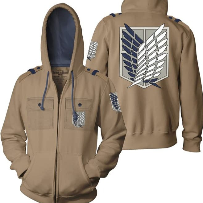 AOT Military Emblem Hoodie Style II - immagine 17