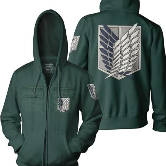 AOT Military Emblem Hoodie Style II - immagine 5