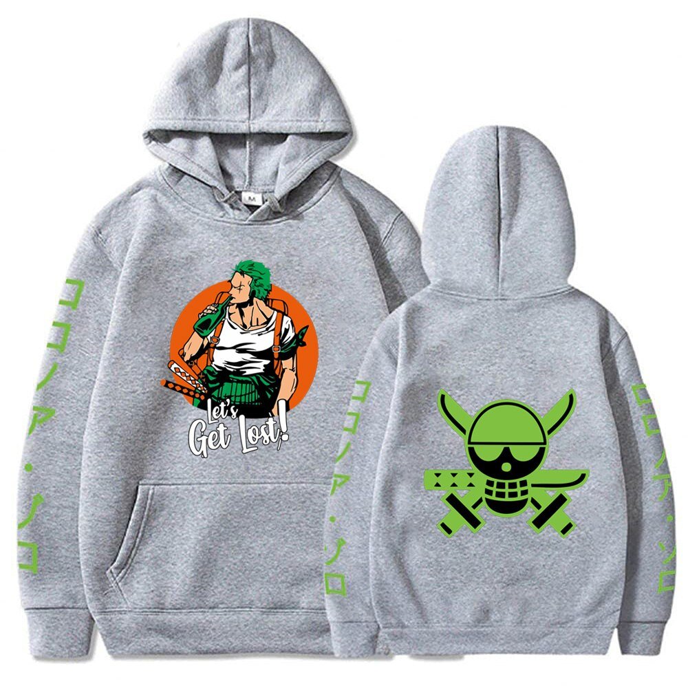 One Piece Roronoa Zoro Fan Lost Joke Hoodie - immagine 19