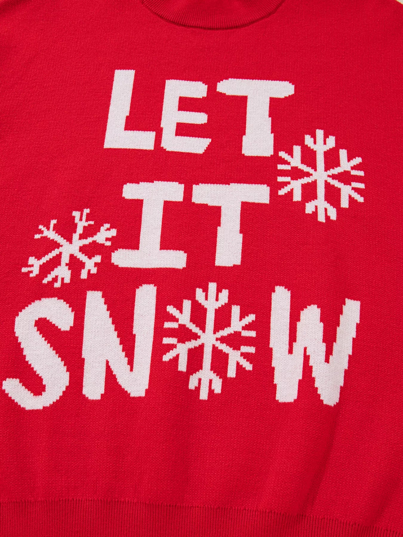 LET IT SNOW Christmas Loose Sweater - immagine 4