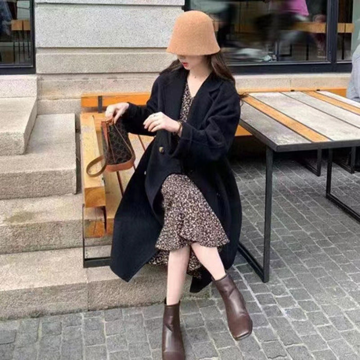Small High-grade Woolen Coat For Women - immagine 7