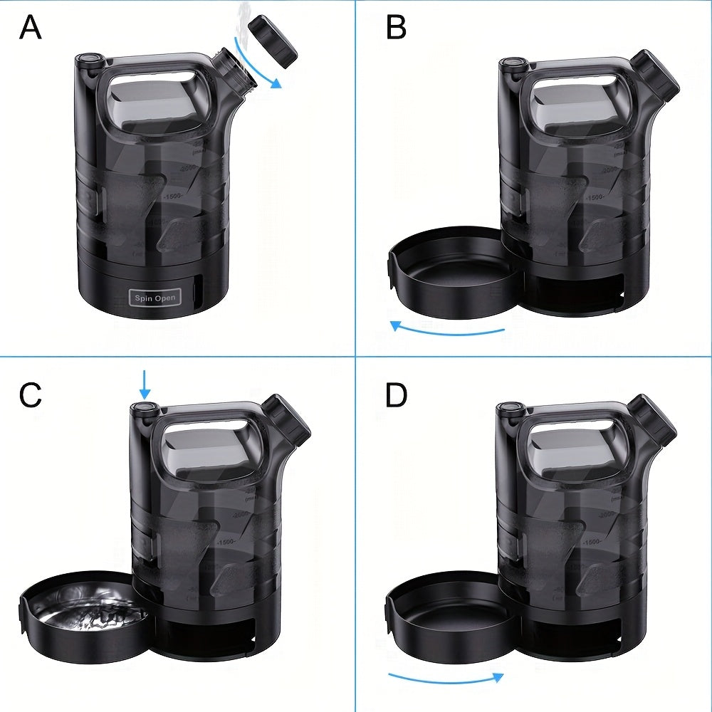 Pet Water Dispenser Leakproof Dual Flow Control - immagine 4