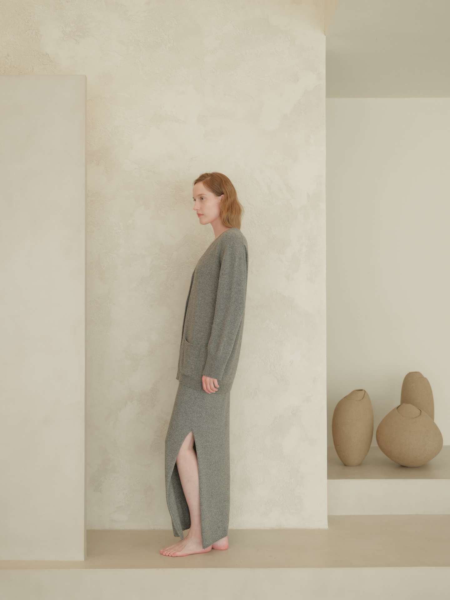 Cashmere Mix Long Skirt - immagine 29