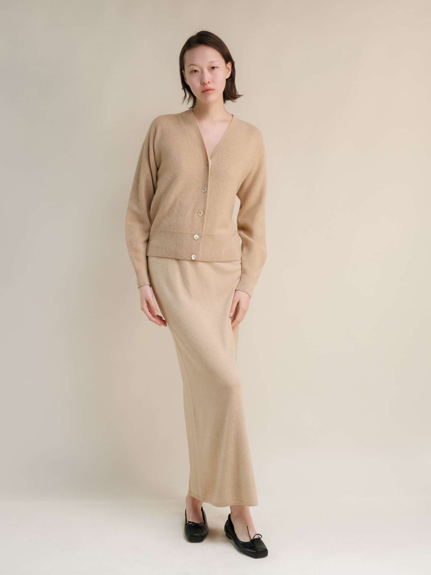 Cashmere Mix Long Skirt - immagine 38