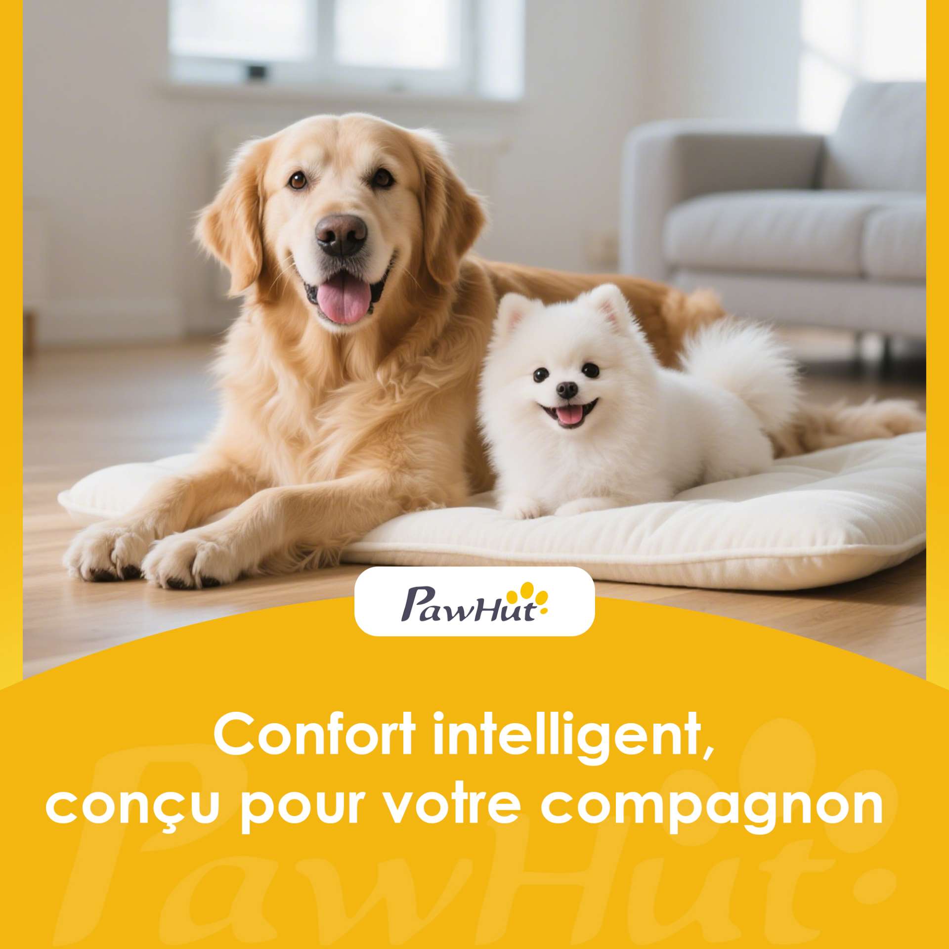 Niche pour Chien Extérieur Abri Jardin Surélevé Plancher Amovible Auvent de Porte et Toit Imperméable 98x76x69,5cm Gris - immagine 9