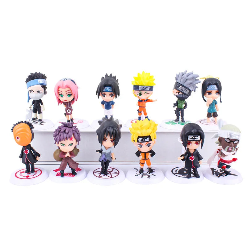 Naruto Mini Figurines Set of 6 Collectibles - immagine 2