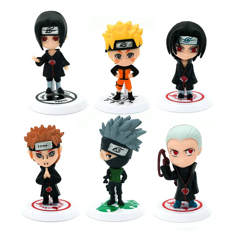 Naruto Mini Figurines Set of 6 Collectibles - immagine 4