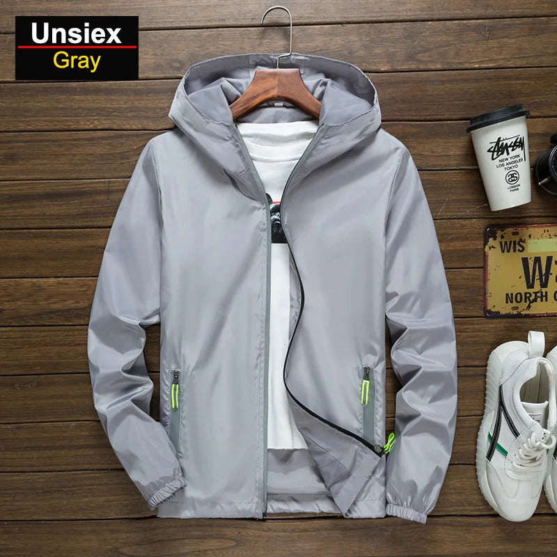 Unisex Breathable Reflective Hiking Jacket for Outdoor Wear - immagine 16