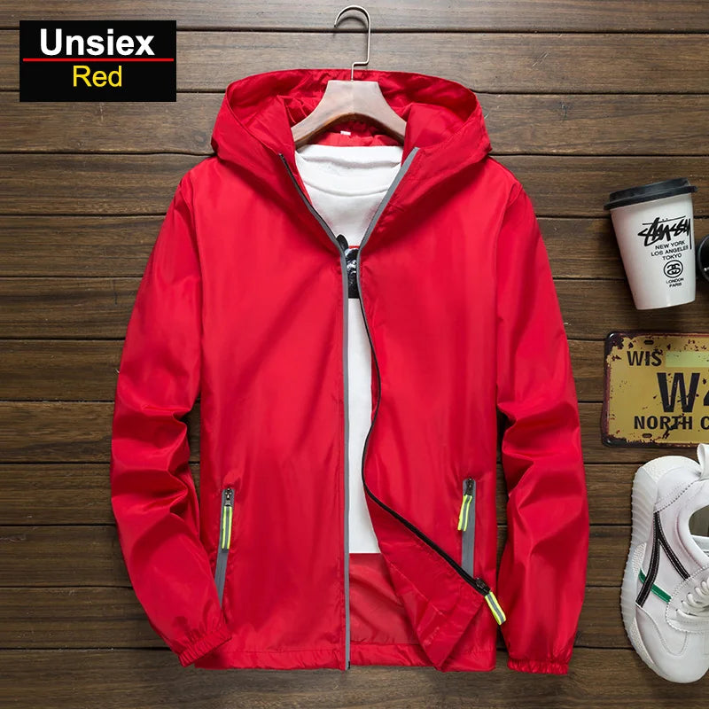 Unisex Breathable Reflective Hiking Jacket for Outdoor Wear - immagine 8