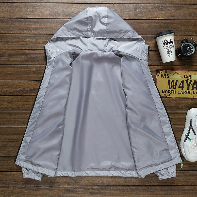 Unisex Breathable Reflective Hiking Jacket for Outdoor Wear - immagine 3