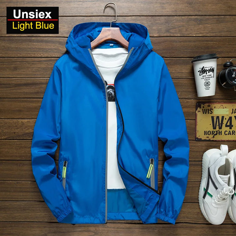 Unisex Breathable Reflective Hiking Jacket for Outdoor Wear - immagine 58