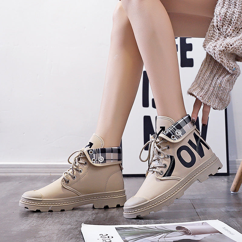 New All-match High-top Girls Canvas Short Boots Women's Shoes - immagine 18