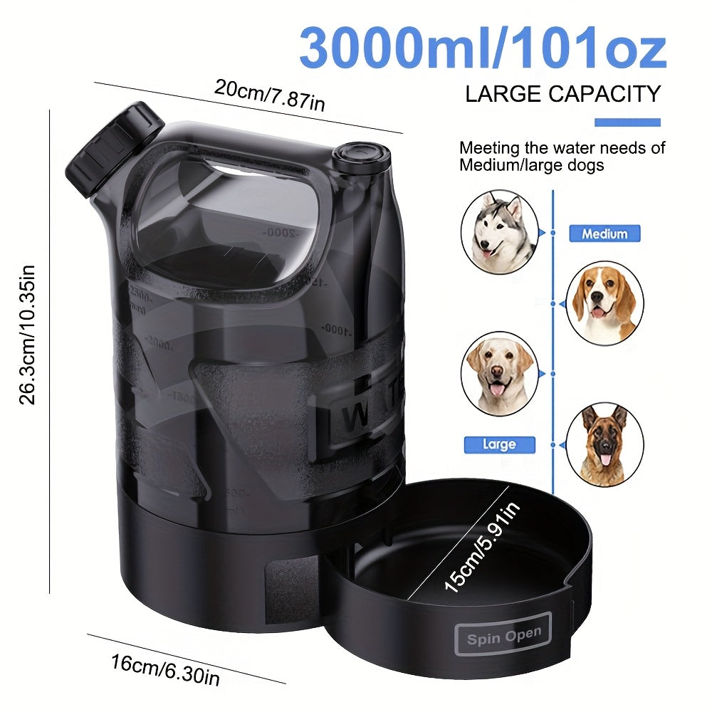 Pet Water Dispenser Leakproof Dual Flow Control - immagine 3