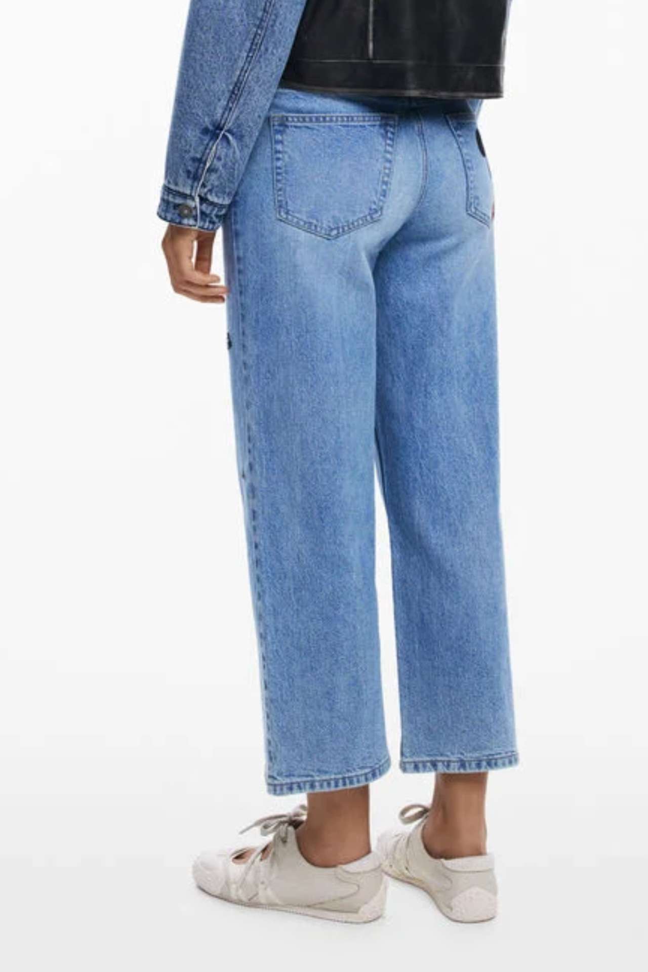 DESIGUAL WOMEN'S DENIM JEANS, BLUE - immagine 2