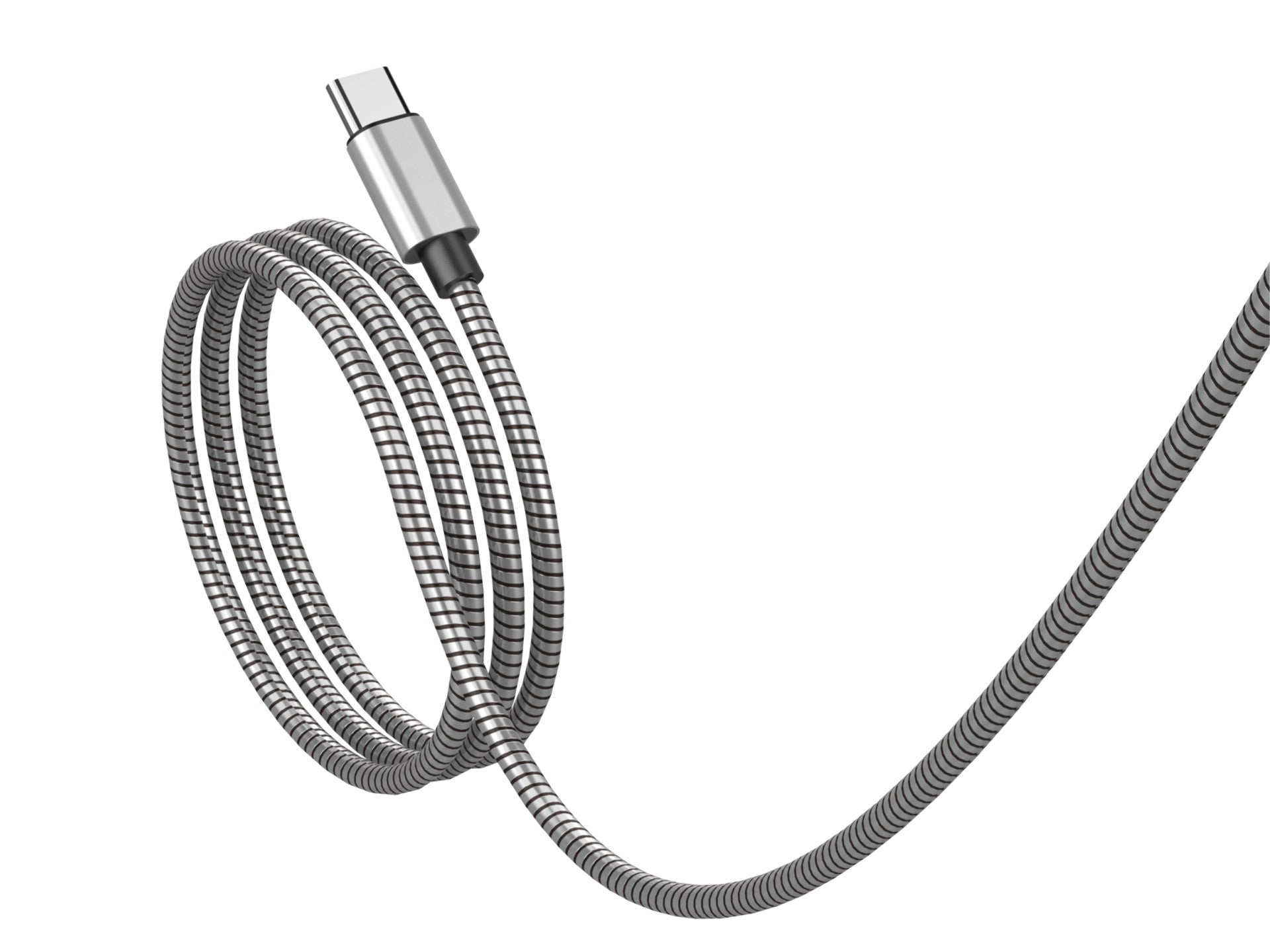 Techancy Cabo Usb C Para Lightning 1m TB1796, Design Totalmente Metálico, Resistente A Animais, Carregamento Rápido De 30 Watts - immagine 3