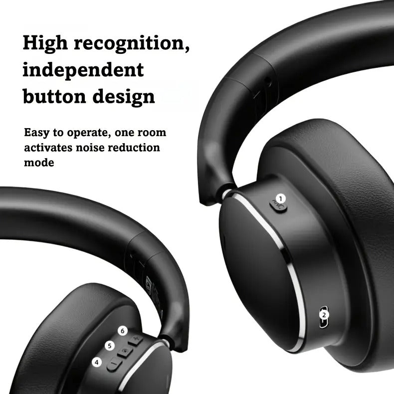Wireless Bluetooth Over-Ear Headphones with ANC and Mic - immagine 4