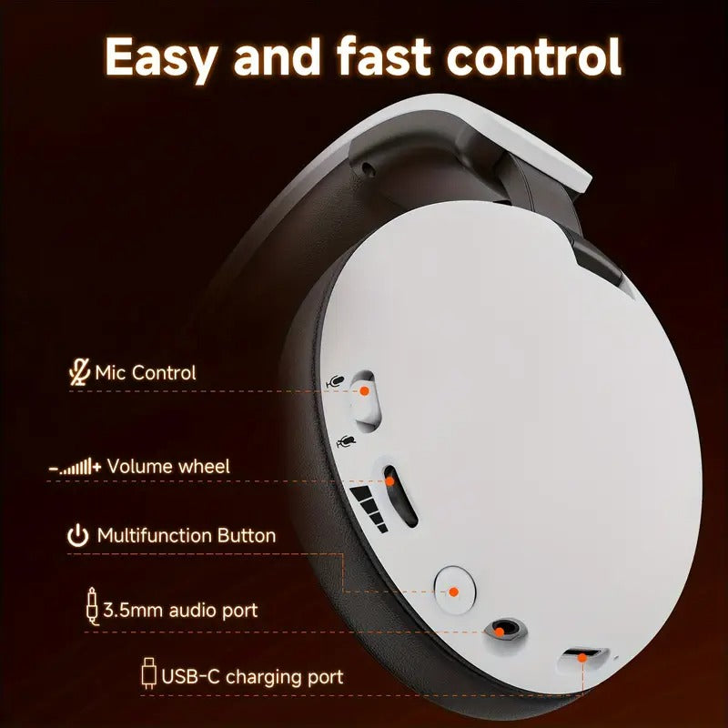 Wireless Bluetooth Over-Ear Headphones with ANC Microphone - immagine 3