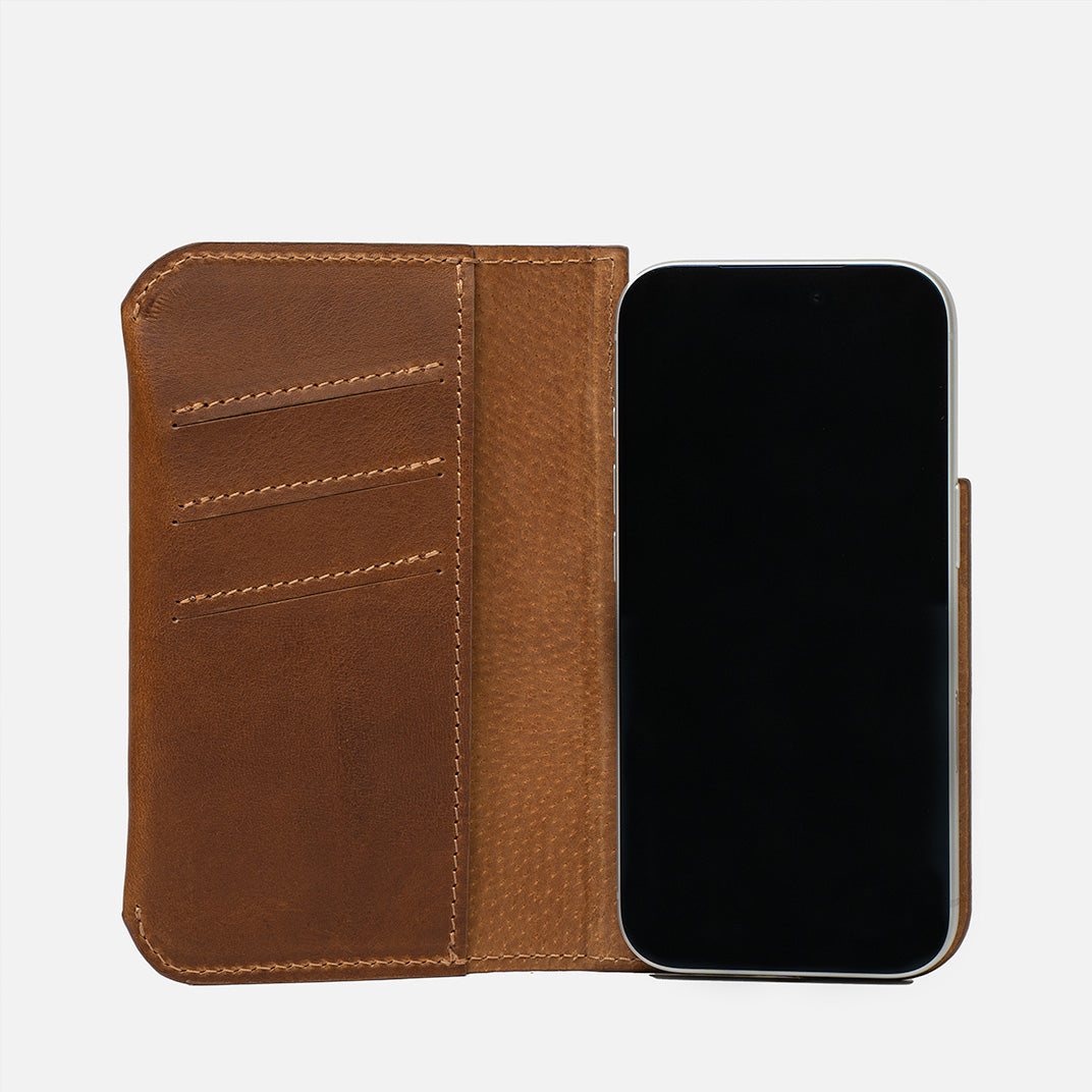 Leather Folio Case Wallet for iPhone 17 Series with MagSafe - The Minimalist 1.0 - immagine 12