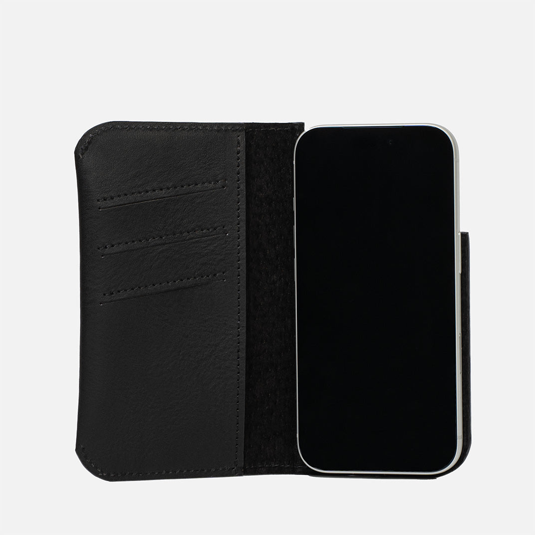 Leather Folio Case Wallet for iPhone 17 Series with MagSafe - The Minimalist 1.0 - immagine 2