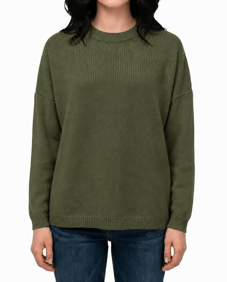 Maglia Donna Over Girocollo Cashmere Rigenerato - immagine 6