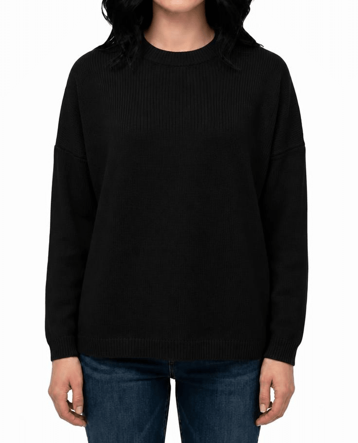 Maglia Donna Over Girocollo Cashmere Rigenerato - immagine 4