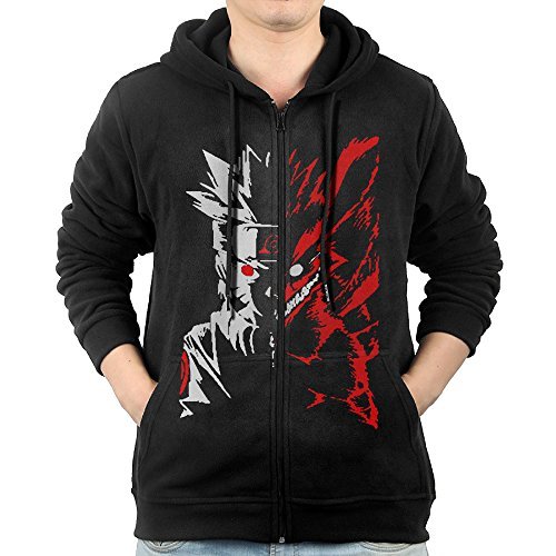 Naruto Kyuubi Nine Tails Face Fashion Zip Hoodie - immagine 8