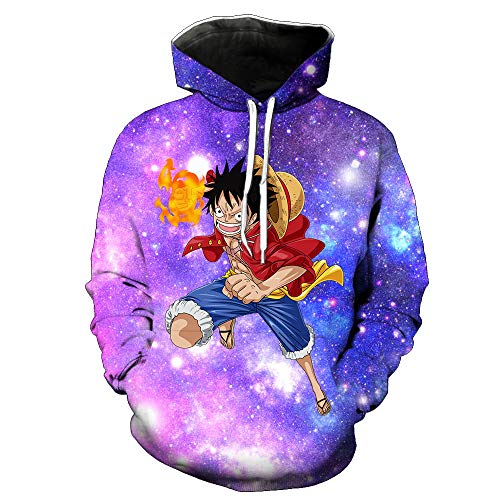 One Piece Luffy Marine War Skylight Hoodie - immagine 5