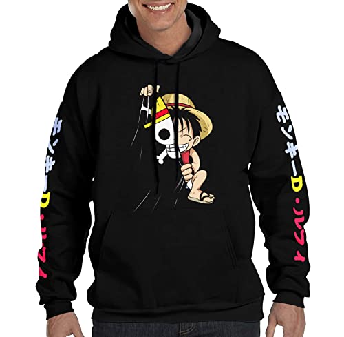 One Piece Strawhat Pirates Graffiti Style Emblem Hoodie - immagine 2