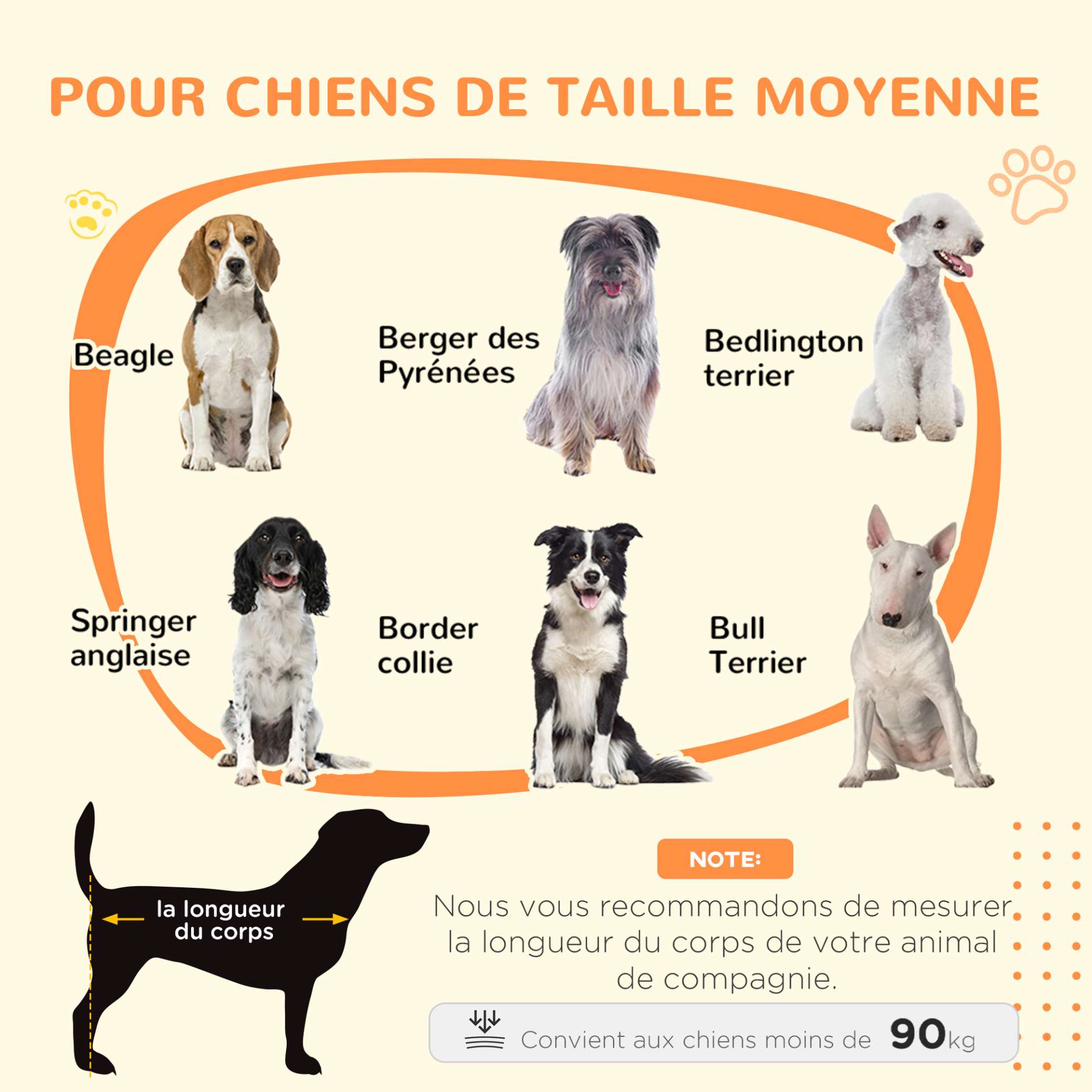 Cage caisse pour chien animaux intérieur porte coulissante, métal effet bois, dim. 57H x 80L x 54l cm - immagine 4