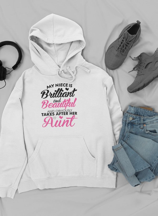 My Niece Is Brilliant And Beautiful And Obviously Takes After Her Aunt Hoodie - immagine 24