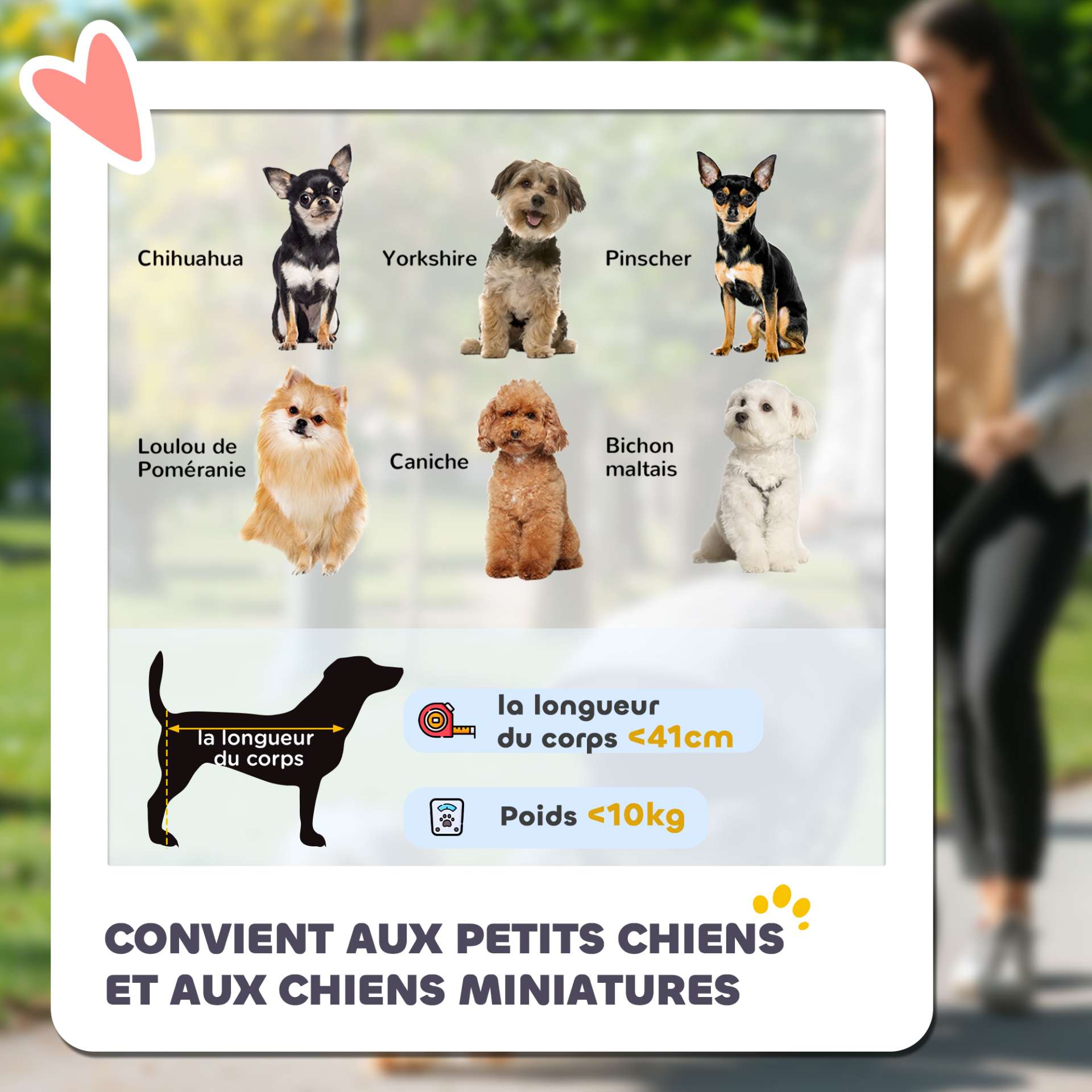 Poussette pour chien chariot pliable 3 roues tout-terrain EVA 12" auvent ajustable 2 laisses 109,5x57,5x106,5cm rouge - immagine 4