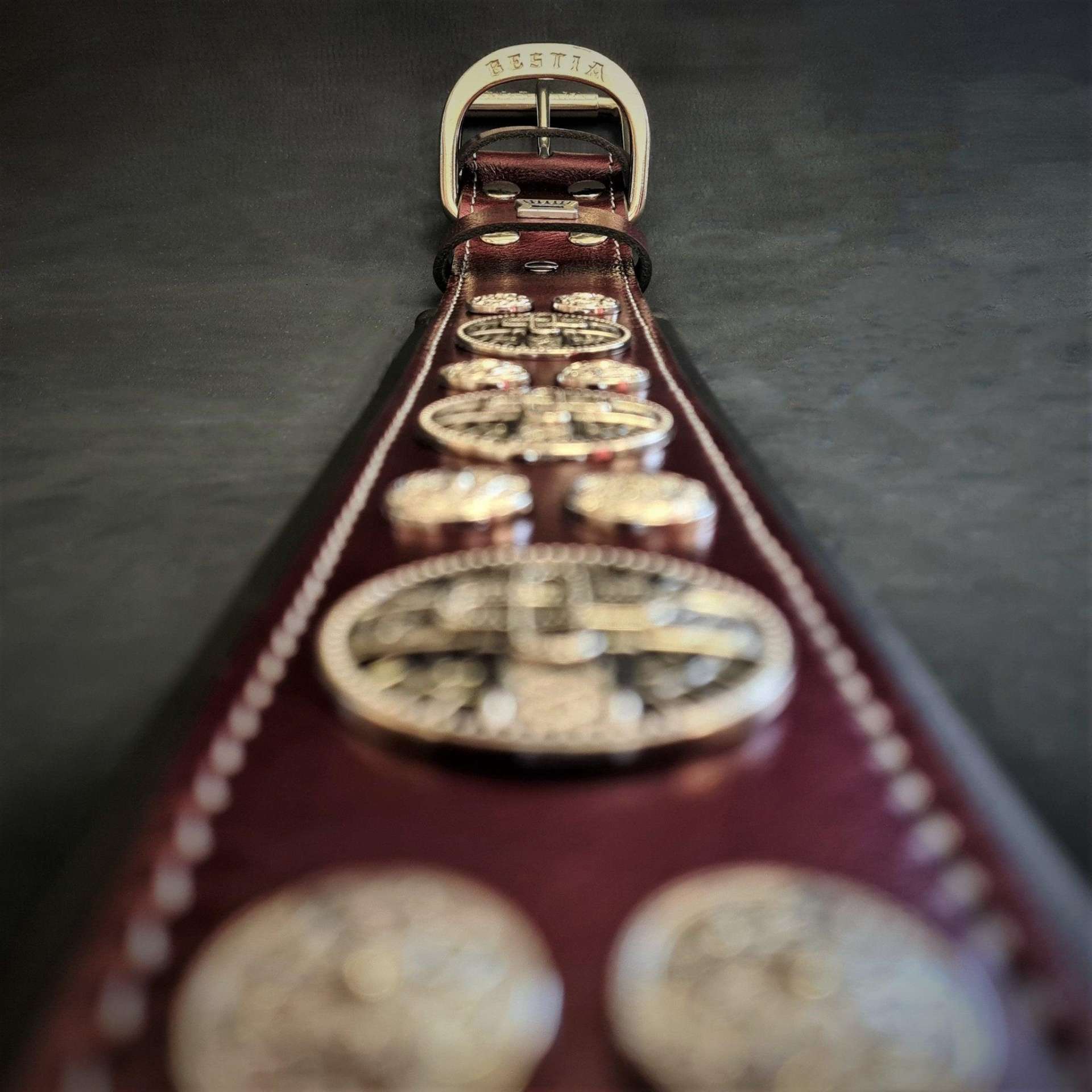 The "Hektor" Burgundy Collar LIMITED - immagine 2