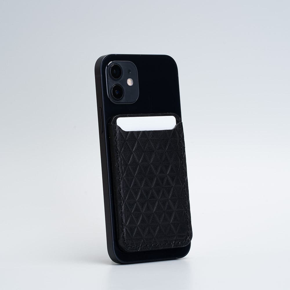 Leather Wallet compatible with MagSafe - Diamonds - immagine 2
