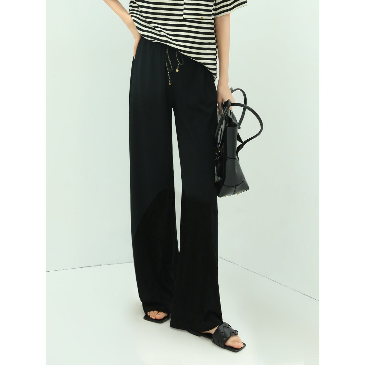 Urban High Rise Wide Leg Knitted Pants - immagine 8