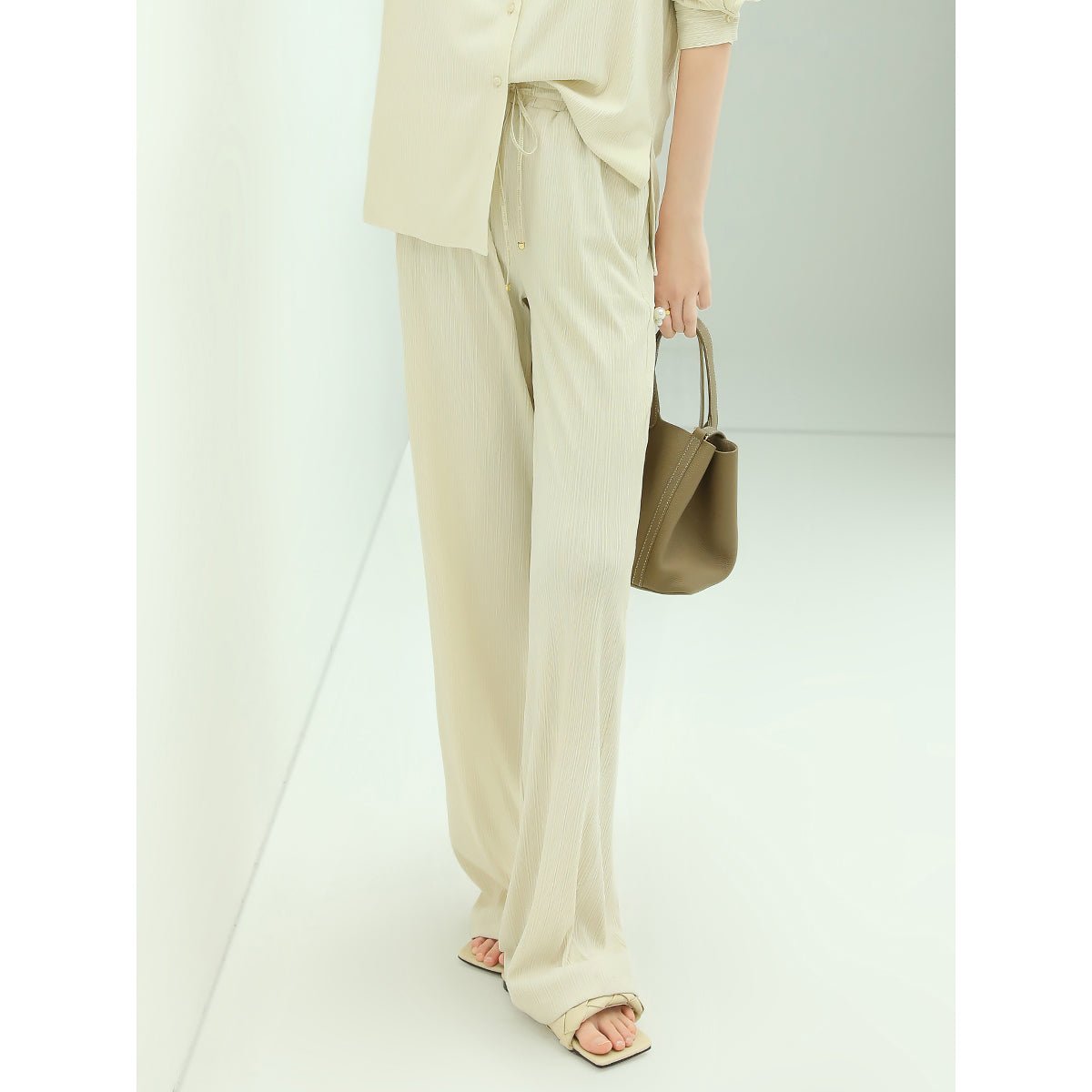 Urban High Rise Wide Leg Knitted Pants - immagine 5