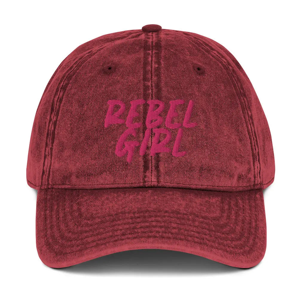 Vintage Cap REBEL GIRL Vintage Cotton Twill Cap - immagine 6