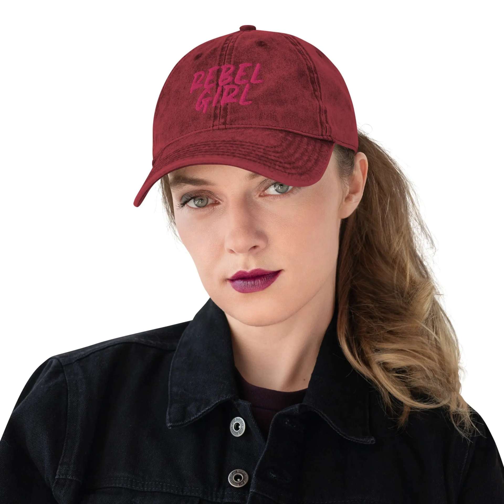 Vintage Cap REBEL GIRL Vintage Cotton Twill Cap - immagine 3
